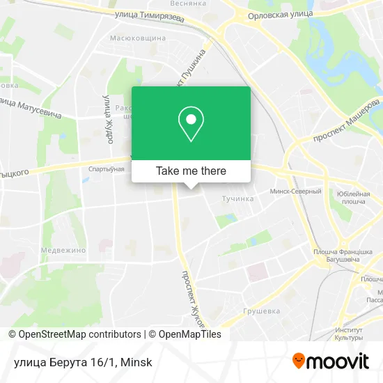 улица Берута 16/1 map