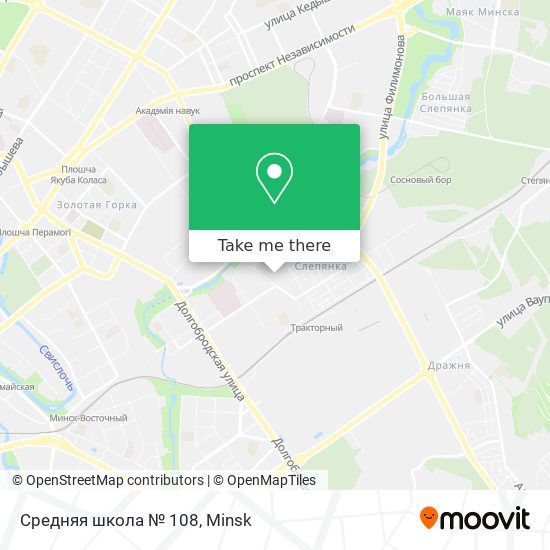 Средняя школа № 108 map