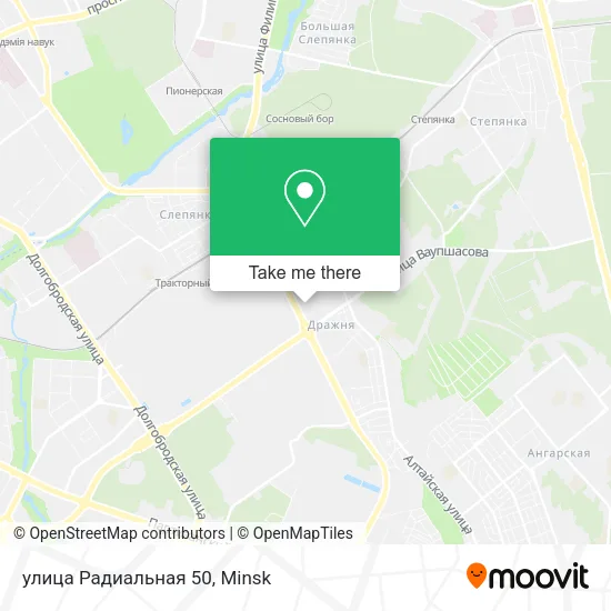 улица Радиальная 50 map