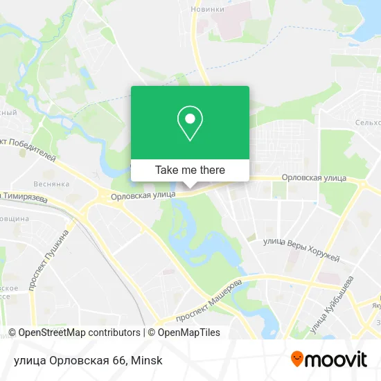 улица Орловская 66 map