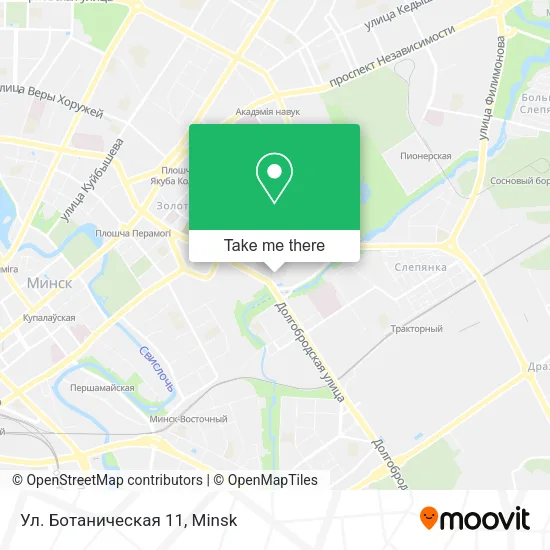 Ул. Ботаническая 11 map