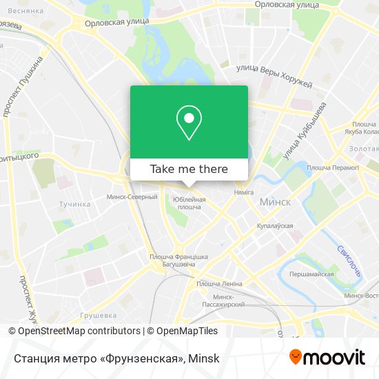 Станция метро «Фрунзенская» map