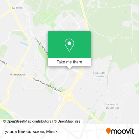 улица Байкальская map