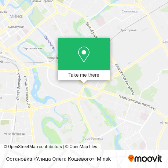 Остановка «Улица Олега Кошевого» map