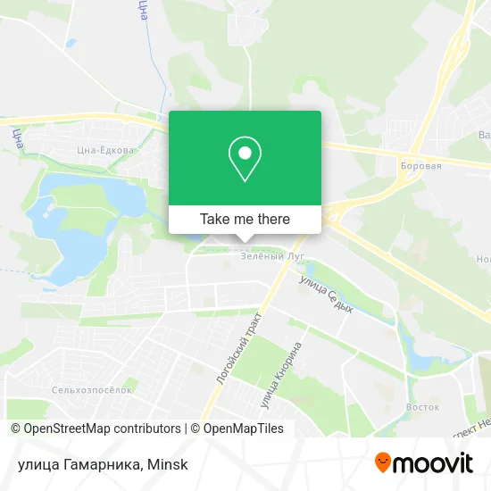 улица Гамарника map