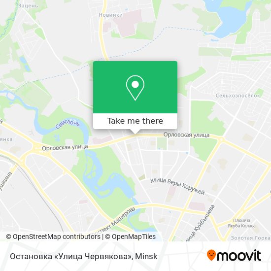Остановка «Улица Червякова» map