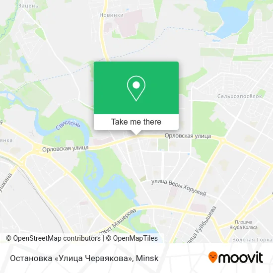 Остановка «Улица Червякова» map
