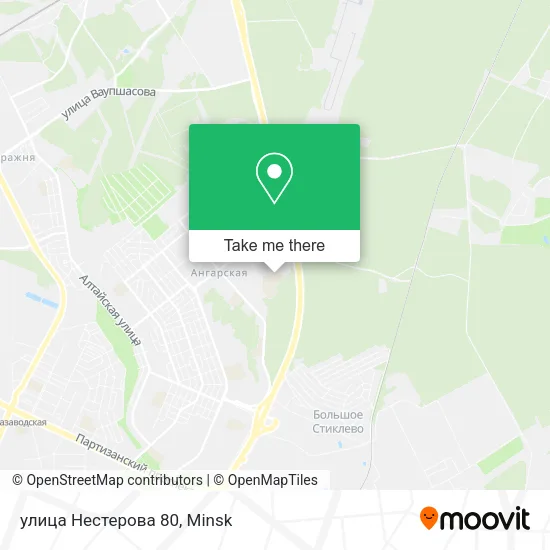 улица Нестерова 80 map
