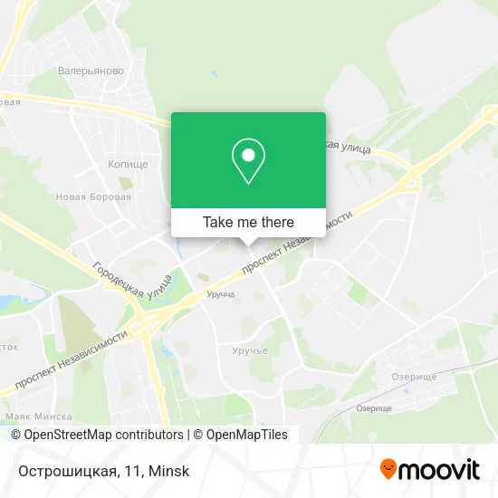 Острошицкая, 11 map