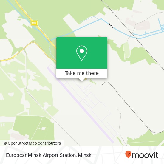 Europcar Minsk Airport Station map