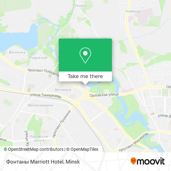 Фонтаны Marriott Hotel map