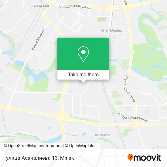 улица Асаналиева 13 map