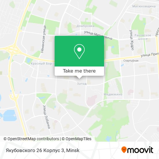 Якубовского 26 Корпус 3 map
