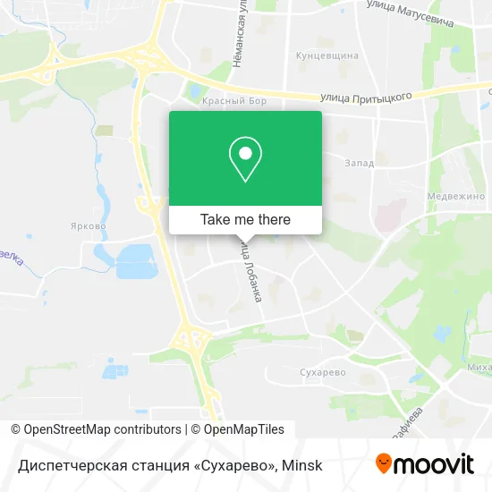Диспетчерская станция «Сухарево» map
