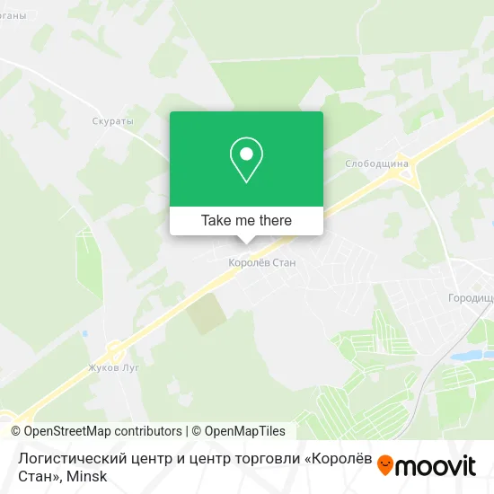 Логистический центр и центр торговли «Королёв Стан» map