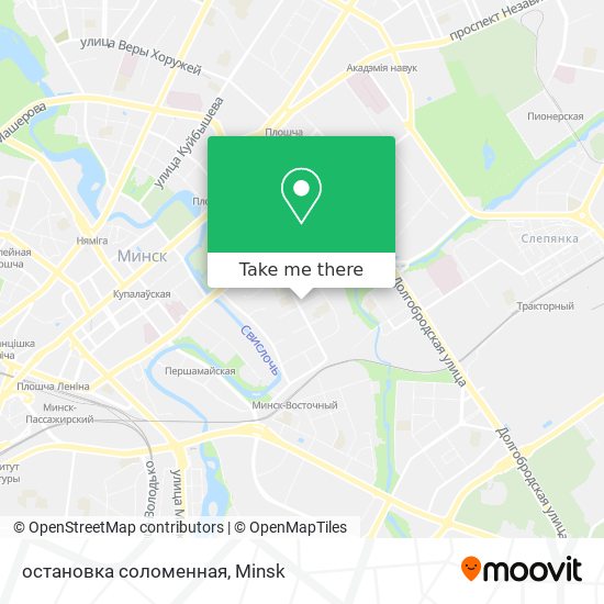 остановка соломенная map
