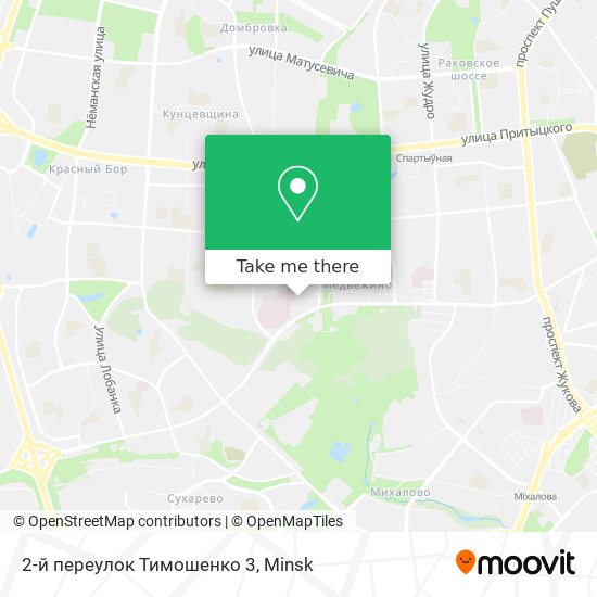 2-й переулок Тимошенко 3 map