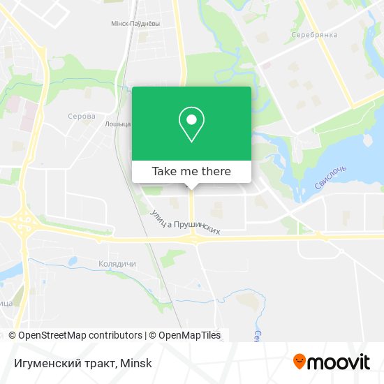Игуменский тракт map