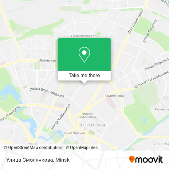 Улица Смолячкова map