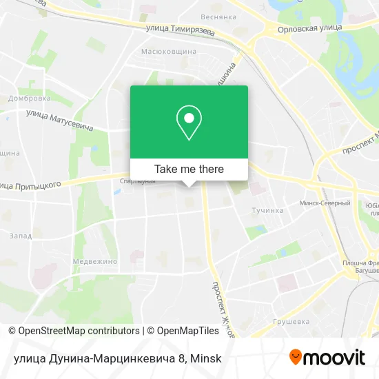 улица Дунина-Марцинкевича 8 map