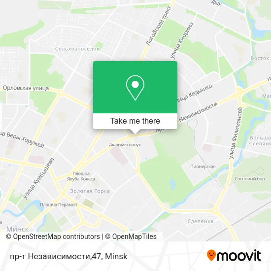 пр-т Независимости,47 map