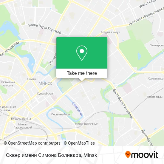 Сквер имени Симона Боливара map