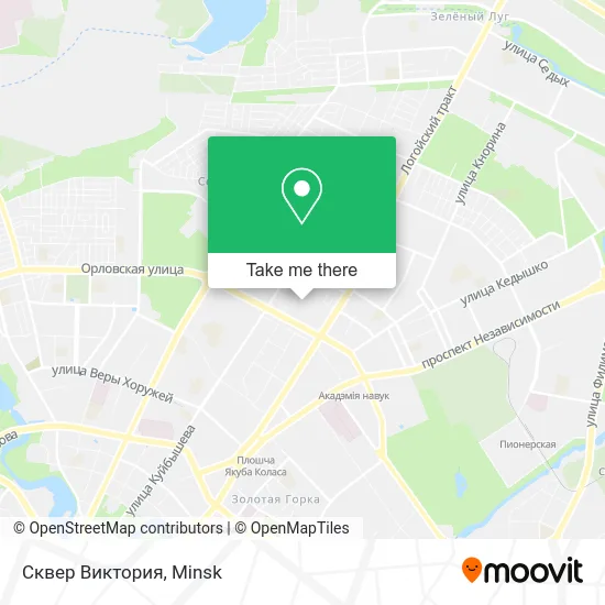 Сквер Виктория map
