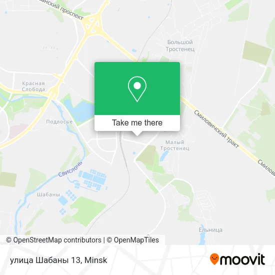 улица Шабаны 13 map