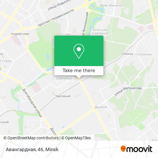 Авангардная, 46 map