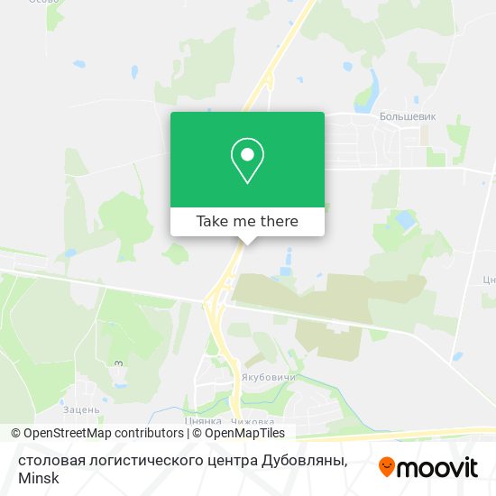 столовая логистического центра Дубовляны map