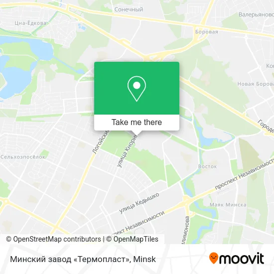 Минский завод «Термопласт» map