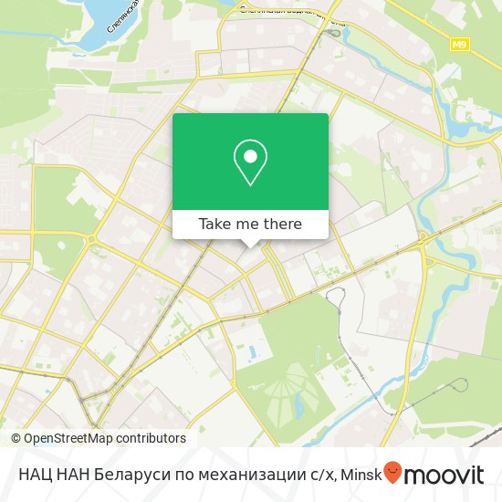 НАЦ НАН Беларуси по механизации с / х map