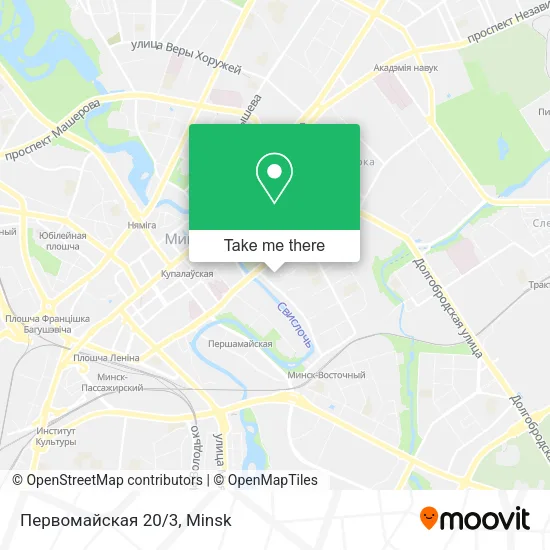 Первомайская 20/3 map