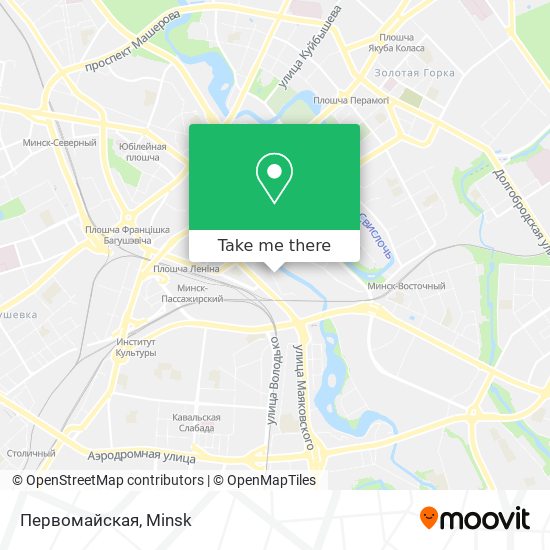 Первомайская map