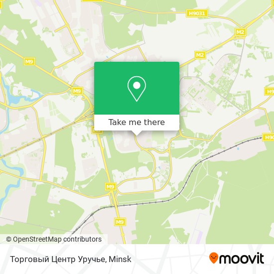 Торговый Центр Уручье map