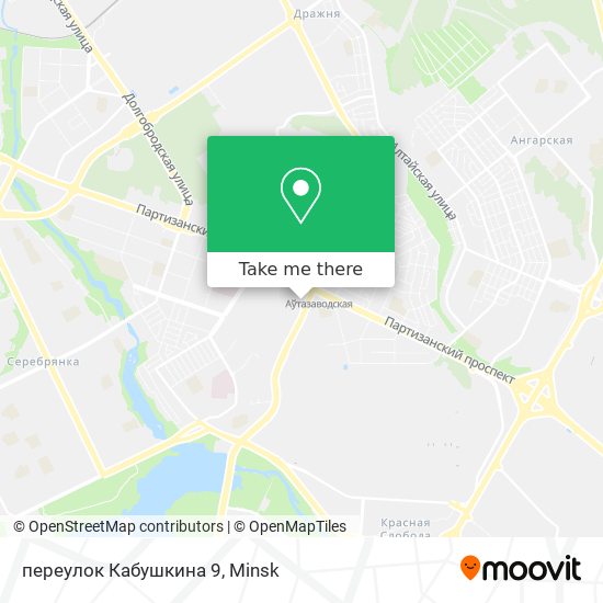 переулок Кабушкина 9 map