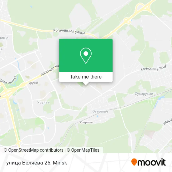 улица Беляева 25 map