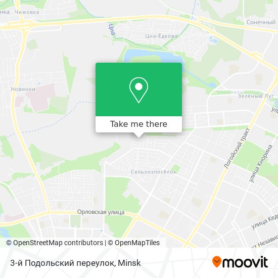 3-й Подольский переулок map