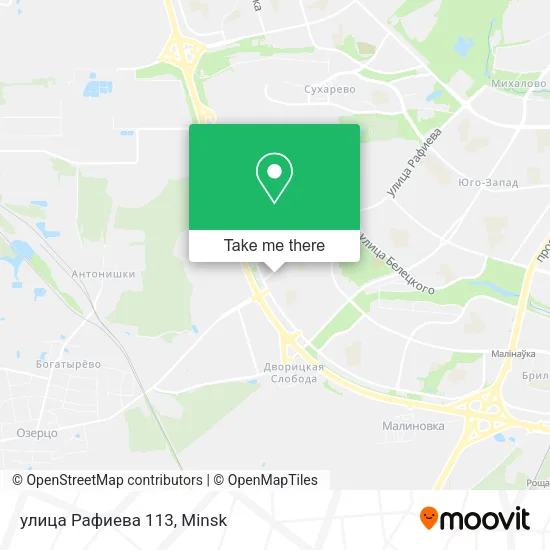 улица Рафиева 113 map