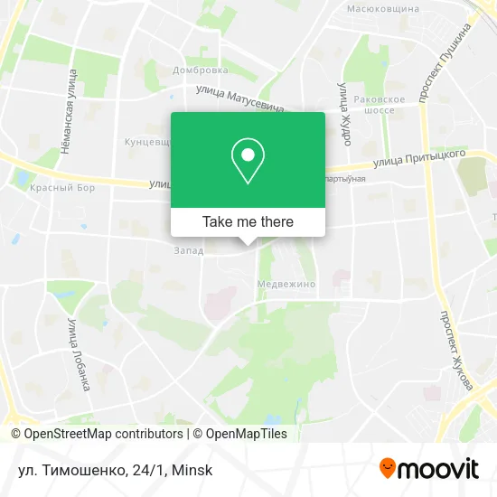 ул. Тимошенко, 24/1 map