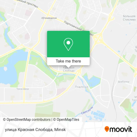 улица Красная Слобода map
