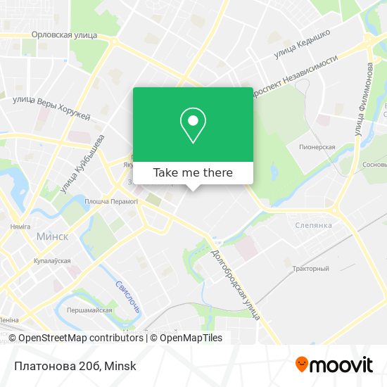 Платонова 20б map