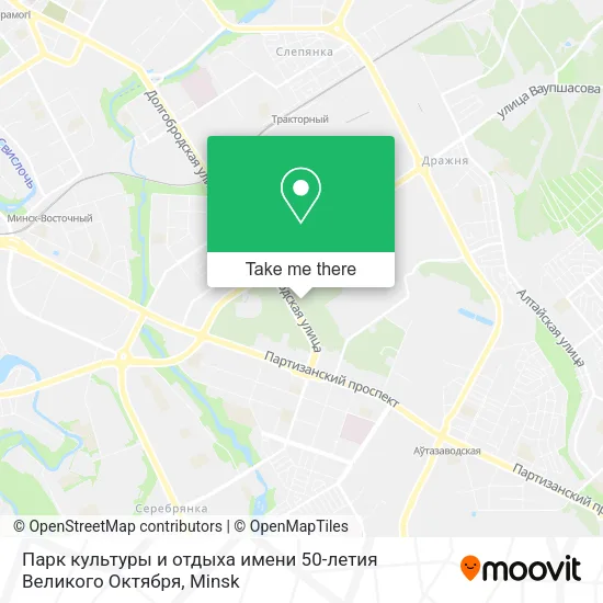Парк культуры и отдыха имени 50-летия Великого Октября map