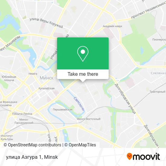 улица Азгура 1 map