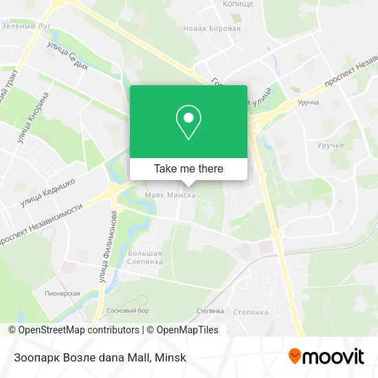 Зоопарк Возле dana Mall map