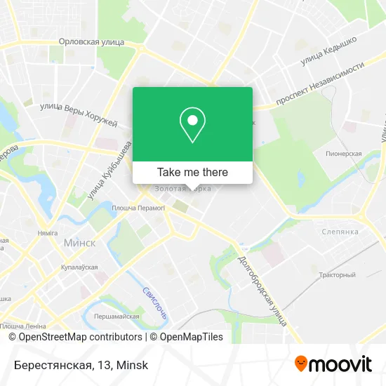 Берестянская, 13 map