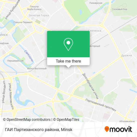 ГАИ Партизанского района map