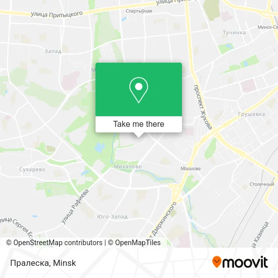 Пралеска map
