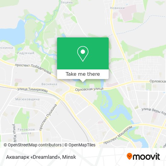 Аквапарк «Dreamland» map