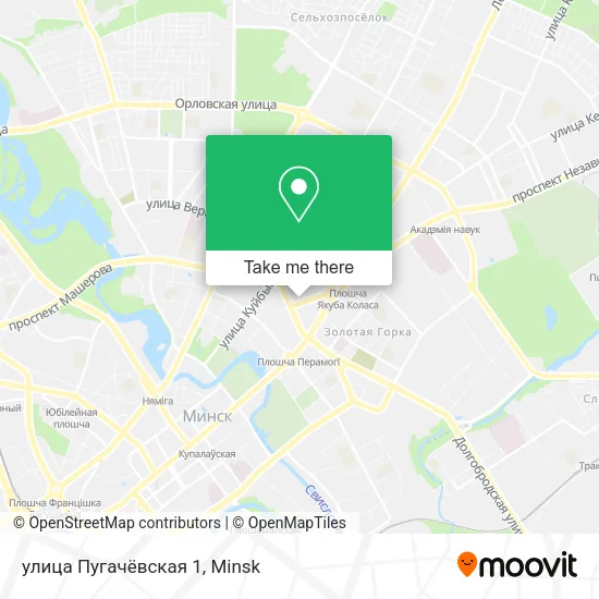 улица Пугачёвская 1 map